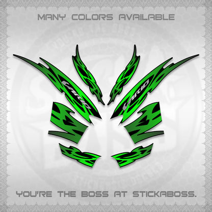 CLICK 125 V2 INDO STRIPING DECALS (2026 NUSANTARA MOTIF) STICKER DECALS By STICKABOSS