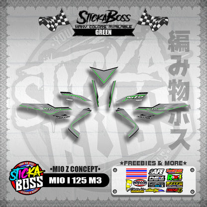 MIO I 125 M3 DECALS ( MIO Z CONCEPT )【WITH FREEBIES】