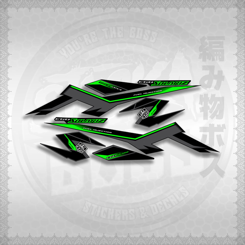 MIO I 125 M3 CYBER EGO SOLARIZ STICKER DECALS By STICKABOSS (SOFIE LAMINATED WATERPROOF)