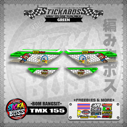 TMX 155 DECALS ( BOM RANGSIT )【WITH FREEBIES】