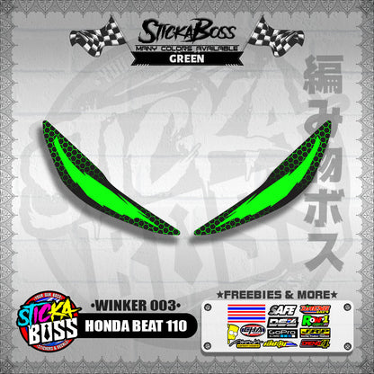 BEAT 110 FI V2 (WINKER 003) TRANSPARENT【WITH FREEBIES】