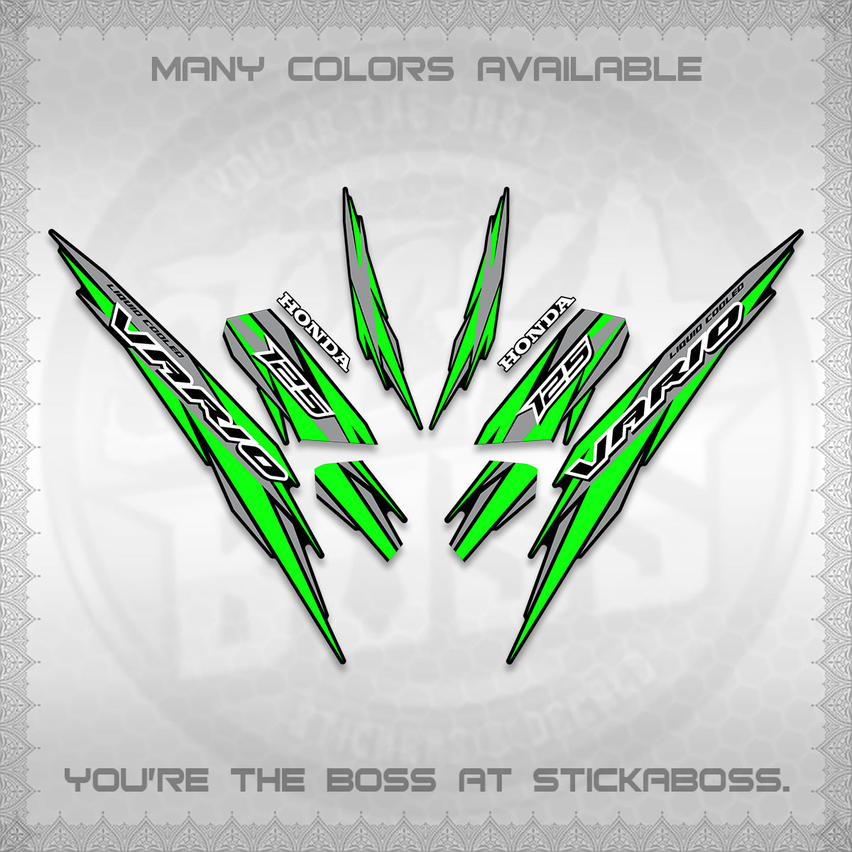 CLICK 125 V3 INDO DECALS (2024 SV 22-A1 STYLE) STICKER KITS By STICKABOSS