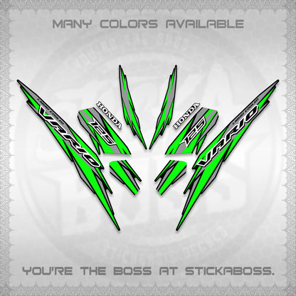 CLICK 125 V3 INDO DECALS (2024 SV 22-A1 STYLE) STICKER KITS By STICKABOSS