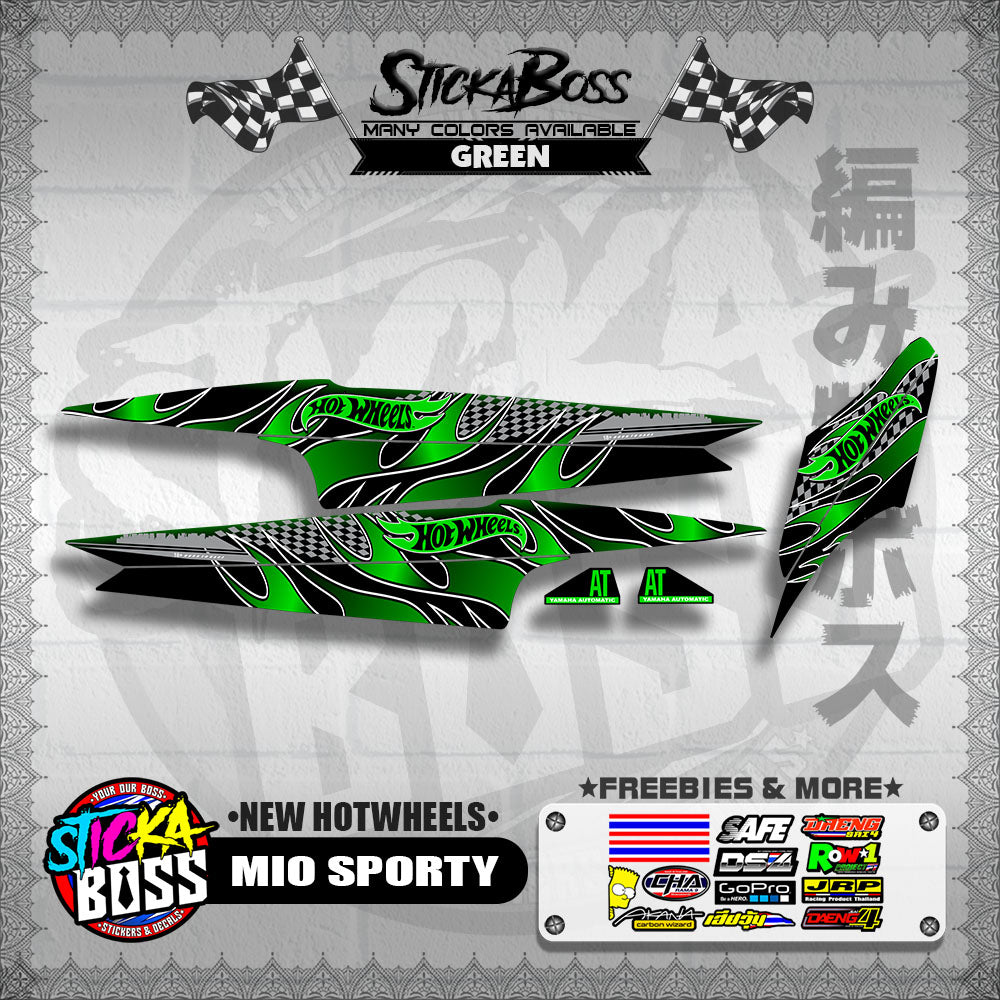 MIO SPORTY DECALS ( NEW HOTWHEELS )【WITH FREEBIES】