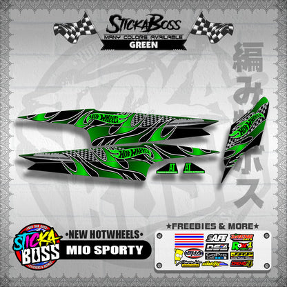 MIO SPORTY DECALS ( NEW HOTWHEELS )【WITH FREEBIES】