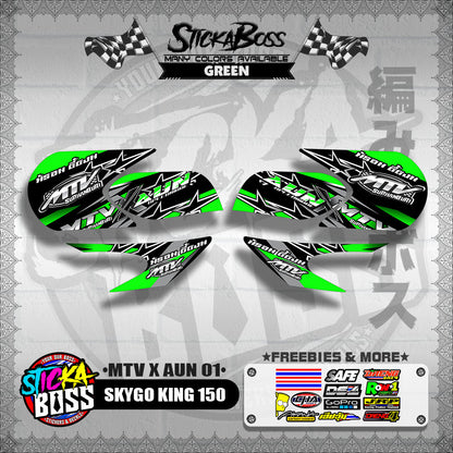 SKYGO KING 150 DECALS ( MTV X AUN 01 )【WITH FREEBIES】