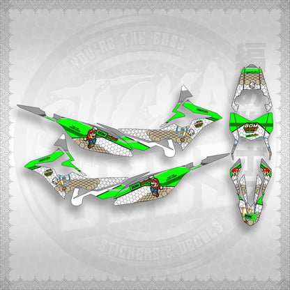 STICKER DECALS for XRM 125 FI FULL DECALS (X125FBORA) By STICKABOSS (SOFIE LAMINATED WATERPROOF)