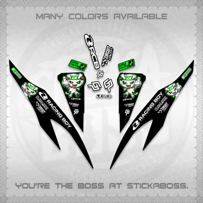 CLICK V2 DECALS (2026 RACE ZOMBIE DESIGN)STICKER DECALS By STICKABOSS