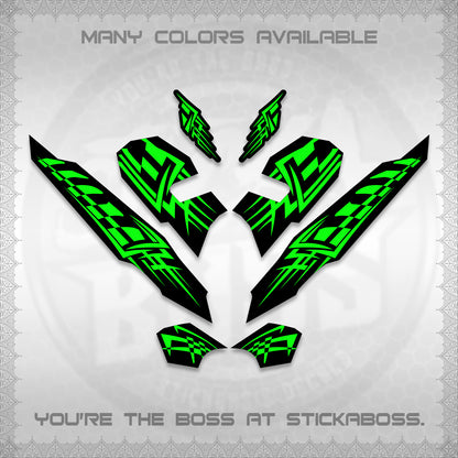 CLICK 125 V3 VARIO INDO-MALAY DECALS (2026 TRIBAL LINES DESIGN) STICKER DECALS By STICKABOSS