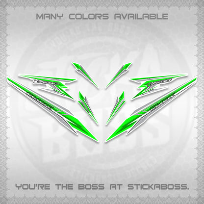 CLICK 160 VARIO FOR WHITE DECALS (2026 SHARP 00-A1 DESIGN)STICKER KITS By STICKABOSS