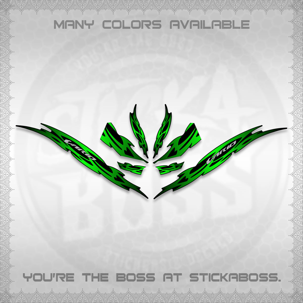 CLICK 125 V3 INDO VARIO DECALS (2026 NUSANTARA STRIPING) STICKER DECALS By STICKABOSS