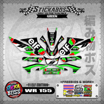 WR 155 STICKER DECALS ( 11 ELF EDITION )【WITH FREEBIES】
