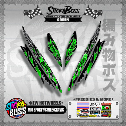 MIO SPORTY / SMILE / GRAVIS DECALS ( NEW HOTWHEELS )