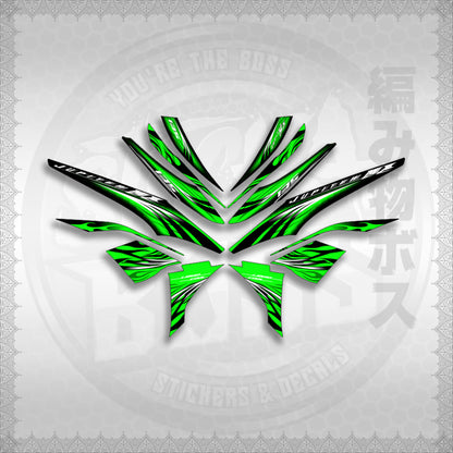 STICKER DECALS for SNIPER 135 MX JUPITER (S13509FICUBO)By STICKABOSS (SOFIE LAMINATED WATERPROOF)