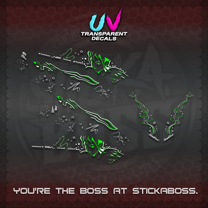 NMAX V2 UV TRANSPARENT DECALS (2026 2F2F DESIGN)STICKER DECALS By STICKABOSS