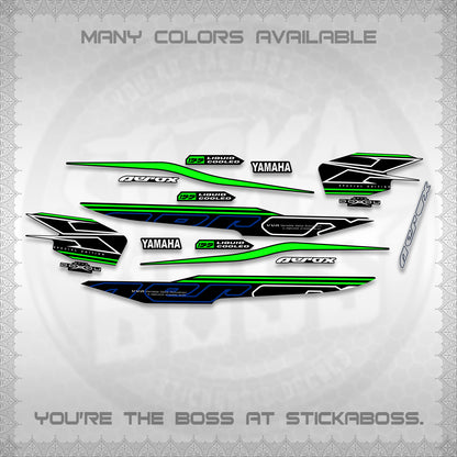 AEROX 155 V1 DECALS (2026 CYBER STYLE 01) STICKER KITS BY STICKABOSS