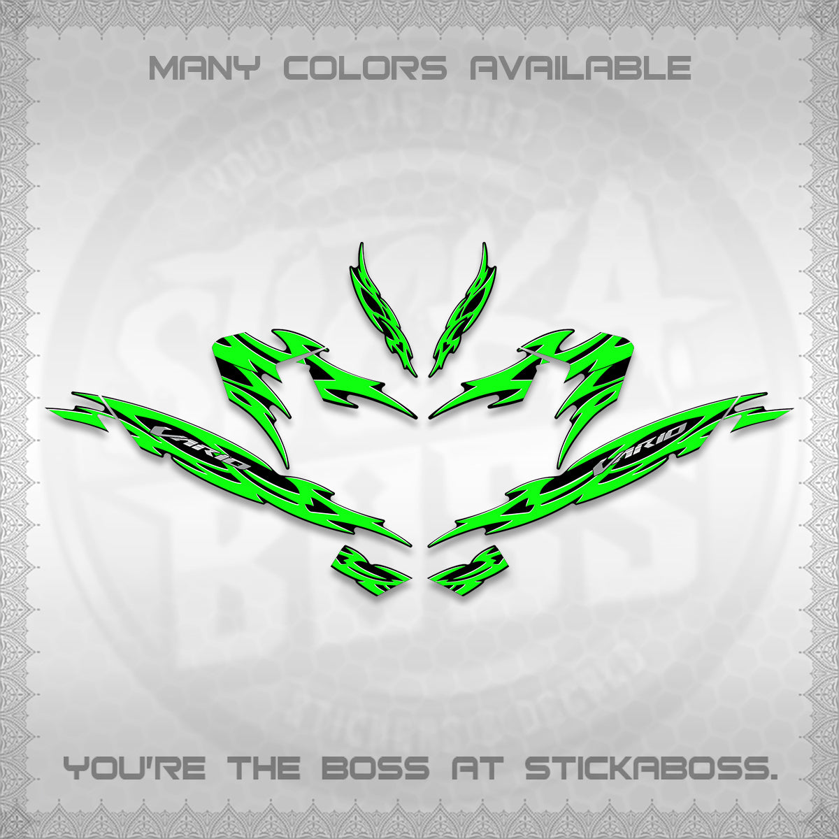 CLICK 125 V4 INDO VARIO DECALS (2026 NUSANTARA STRIPING) STICKER DECALS By STICKABOSS