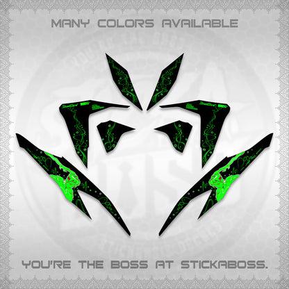 CLICK V2 DECALS (2026 2F2F SWIRL DESIGN) STICKER KITS BY STICKABOSS