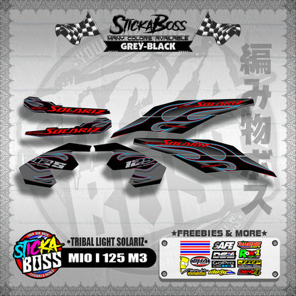 MIO I 125 M3 DECALS ( TRIBAL LIGHT SOLARIZ )【WITH FREEBIES】