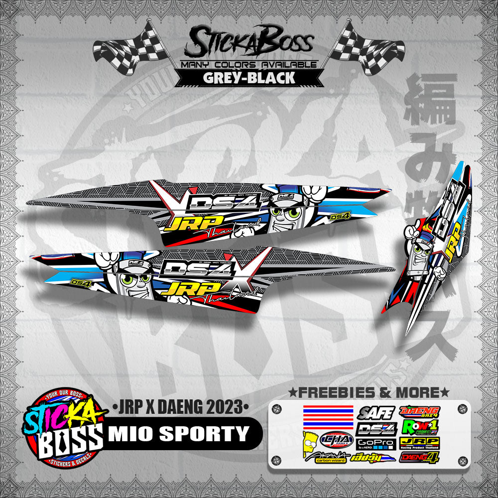 MIO SPORTY DECALS ( DAENG X JRP 2023 )【WITH FREEBIES】
