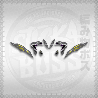 STICKER DECALS for CLICK 125 V3 (CV325LENEMOHO) By STICKABOSS (SOFIE LAMINATED WATERPROOF)