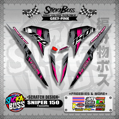 SNIPER 150 VIETNAM DECALS ( SCRATCH DESIGN )【WITH FREEBIES】