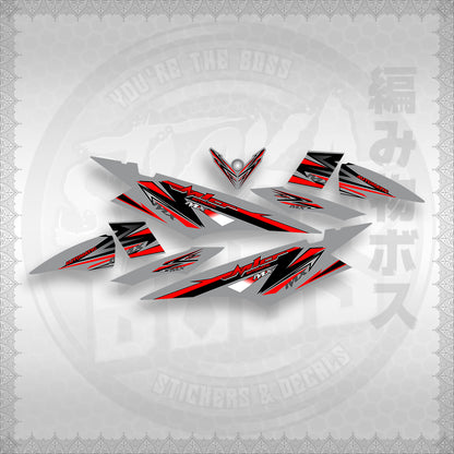 STICKER DECALS for MIO SOUL I (MSISTCA) By STICKABOSS (SOFIE LAMINATED WATERPROOF)