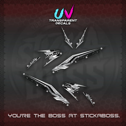 CLICK V2 UV TRANSPARENT VARIO DECALS (MOTIF POLET SAKURA DESIGN)STICKER DECALS By STICKABOSS