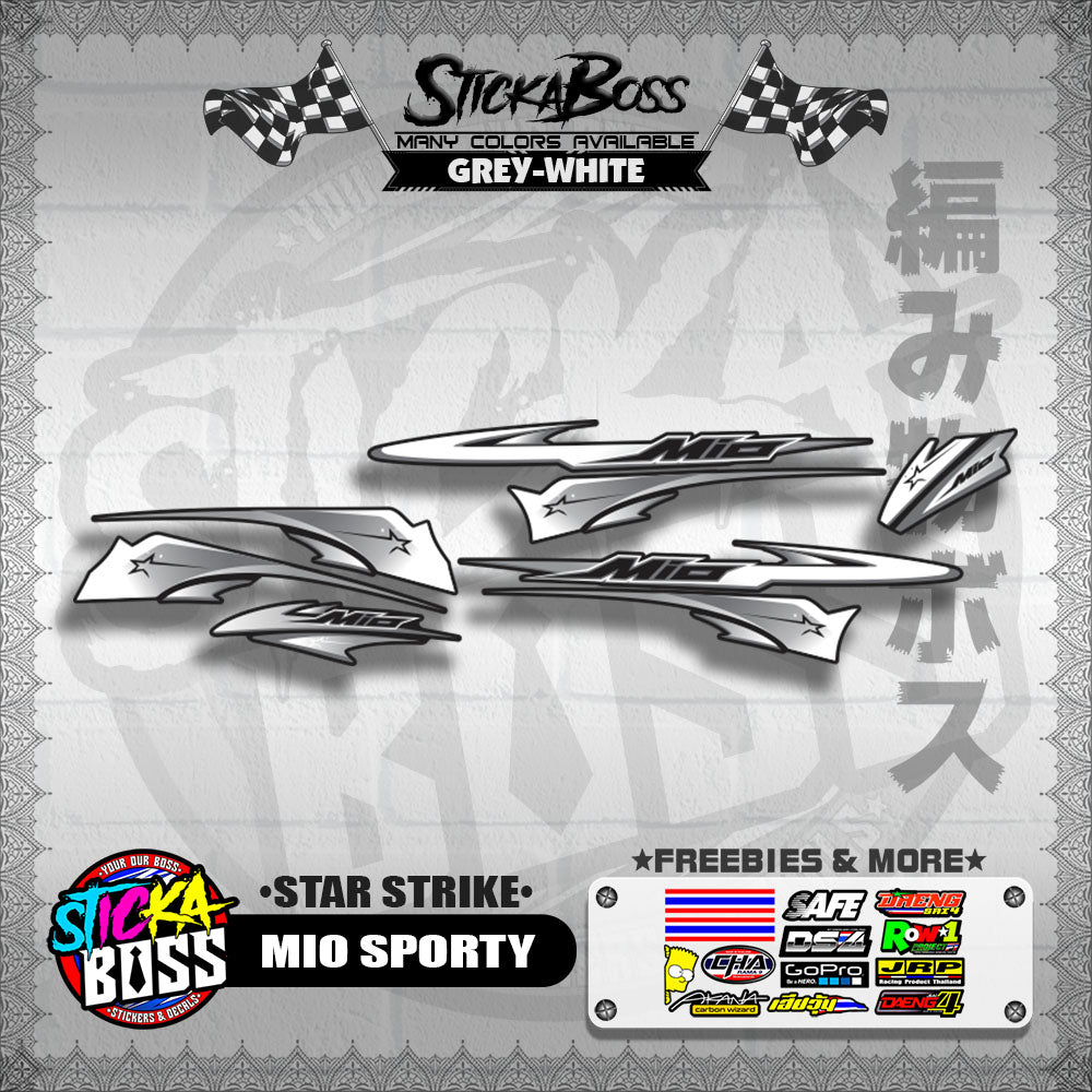 MIO SPORTY DECALS ( STAR STRIKE )【WITH FREEBIES】