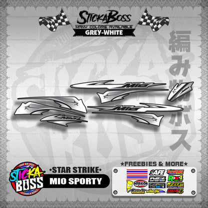 MIO SPORTY DECALS ( STAR STRIKE )【WITH FREEBIES】