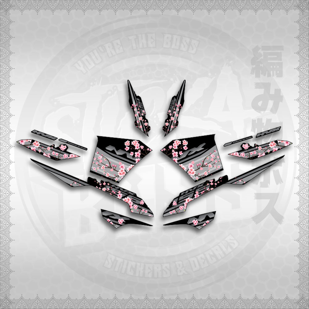 STICKER DECALS for AEROX V3 ALPHA TURBO INDO-MALAYSIAN (AV3SAIN) By STICKABOSS (SOFIE LAMINATED WATERPROOF)