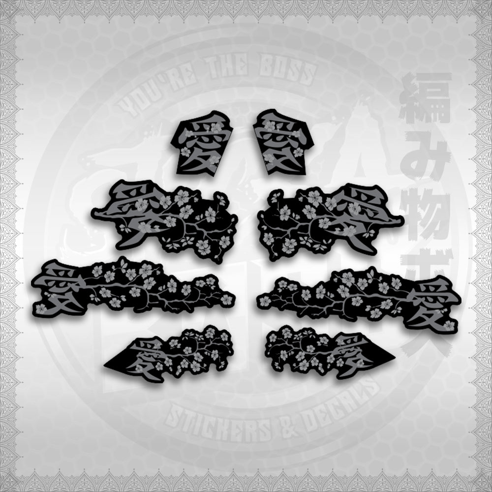 STICKER DECALS for NMAX V3 TURBO INDO (NV3SAXFL) By STICKABOSS (SOFIE LAMINATED WATERPROOF)