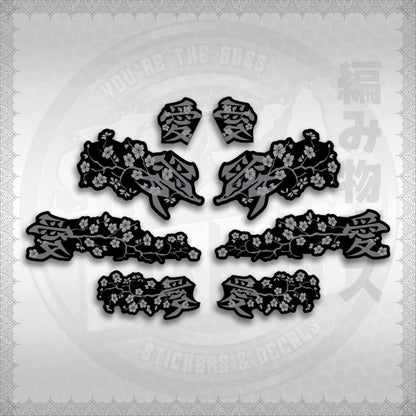 STICKER DECALS for NMAX V1 INDO (NV1SAXFL) By STICKABOSS (SOFIE LAMINATED WATERPROOF)