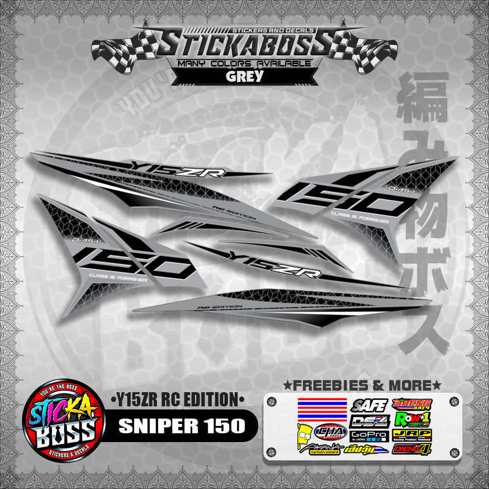 SNIPER 150 STICKER DECALS ( Y15ZR RC EDITION )【WITH FREEBIES】