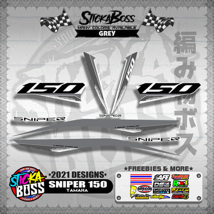 SNIPER 150 DECALS ( 2021 DESIGNS )【WITH FREEBIES】