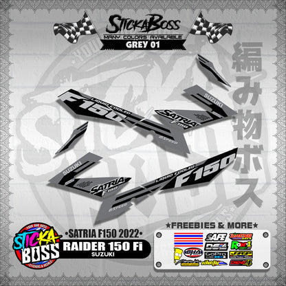 RAIDER 150 Fi DECALS ( SATRIA F150 2022  )【WITH FREEBIES】