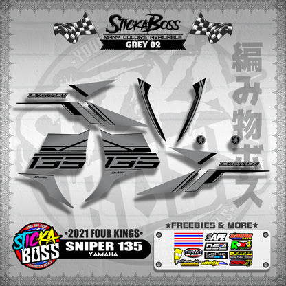 SNIPER 135 DECALS ( 2021 FOUR KINGS )【WITH FREEBIES】