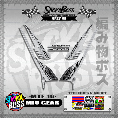 MIO GEAR DECALS ( MTF 16 )【WITH FREEBIES】