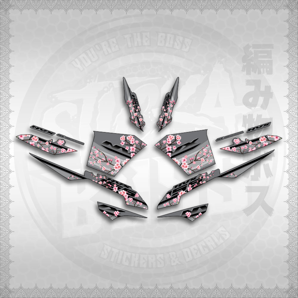 STICKER DECALS for AEROX V3 ALPHA TURBO INDO-MALAYSIAN (AV3SAIN) By STICKABOSS (SOFIE LAMINATED WATERPROOF)