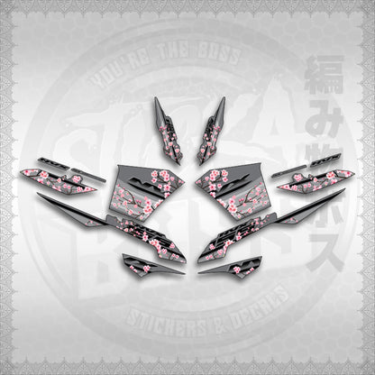 STICKER DECALS for AEROX V3 ALPHA TURBO INDO-MALAYSIAN (AV3SAIN) By STICKABOSS (SOFIE LAMINATED WATERPROOF)