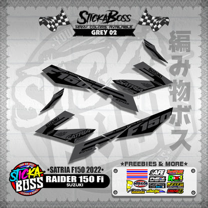 RAIDER 150 Fi DECALS ( SATRIA F150 2022  )【WITH FREEBIES】