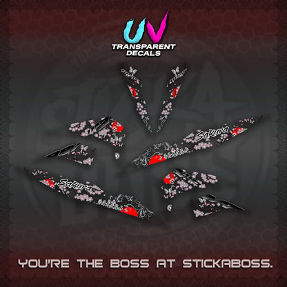 BEAT V2 UV TRANSPARENT INDO DECALS (2026 SAKURA NEW STYLE)STICKER DECALS By STICKABOSS