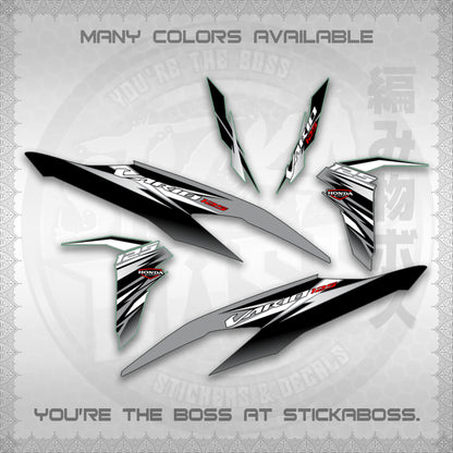 CLICK 125 V2 MALAY INDO CONCEPT ( VARIO STRIPING SLASH ) STICKER DECALS By STICKABOSS