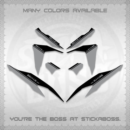 CLICK V2 DECALS (TRUENO STYLE DESIGN) STICKER KITS BY STICKABOSS