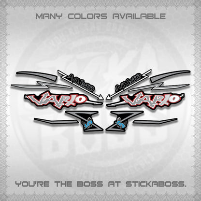 CLICK V2 INDO/MALAY VARIO DECALS (GRAFITY VARIO MOTIF)STICKER DECALS BY STICKABOSS