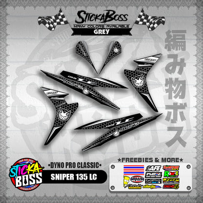 SNIPER 135 LC DECALS ( DYNO PRO CLASSIC )【WITH FREEBIES】