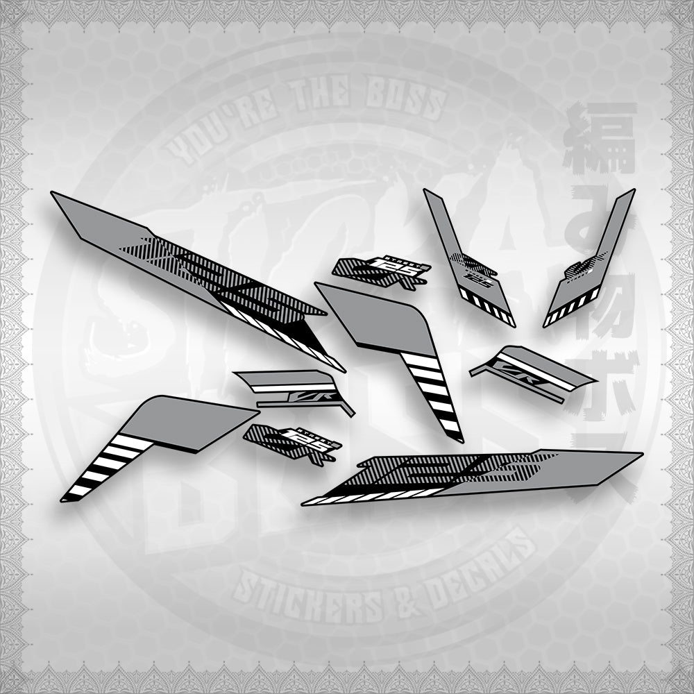 STICKER DECALS for CLICK 125 V3 (CV3VRSTDE) By STICKABOSS (SOFIE LAMINATED WATERPROOF)