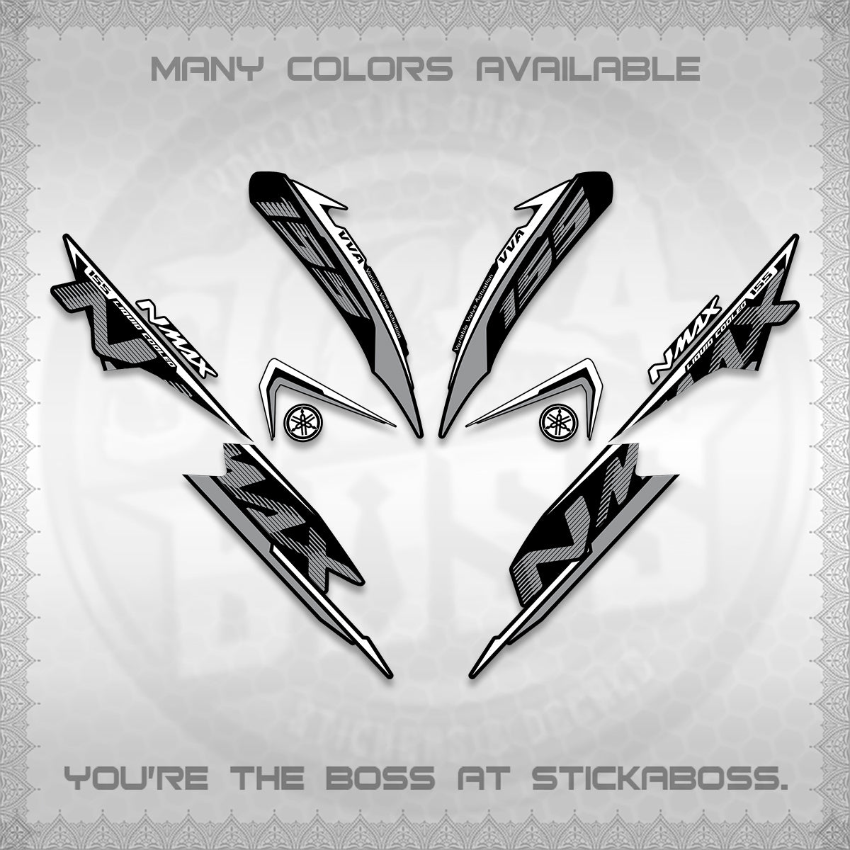 NMAX V1 THAI DECALS (2020 DESIGN) STICKER DECALS By STICKABOSS