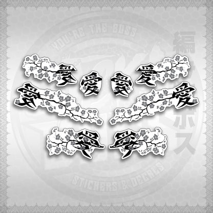 STICKER DECALS for NMAX V2 INDO FOR WHITE (NV2FWSAXFL) By STICKABOSS (SOFIE LAMINATED WATERPROOF)