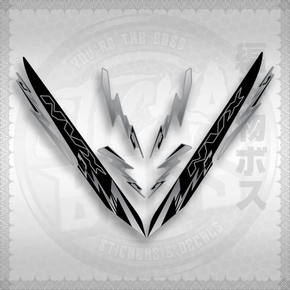 AEROX 155 V1 INDO-MALAY CONCEPT ( NVX ALPHA x OMEGA ) STICKER DECALS By STICKABOSS